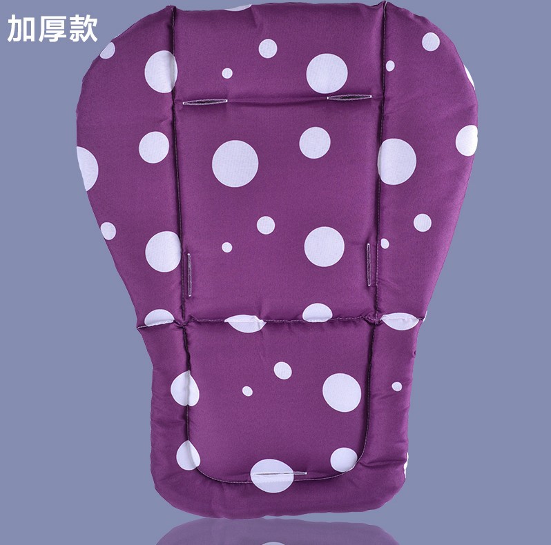 加厚防水彩虹推车棉垫 婴儿推车棉垫 通用坐垫配件 厂家批发定制