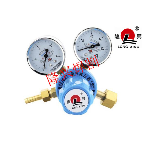 宁波隆兴M62/821铜主体氧气减压阀 氧气表 氧气减压表