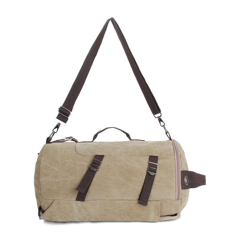 Nuevo viaje montañismo bolsa de gran capacidad ocio lona deportes barril mochila al aire libre ordenador bolsa al por mayor