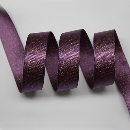 Yao Ming cinta regalo embalaje satén cinta de trama dorada 3,8 CM accesorios para el cabello cinta de trama dorada hecha a mano al por mayor