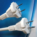 两芯国标插头电源线线粉碎机电源线水泵电动工具配件专用电源线