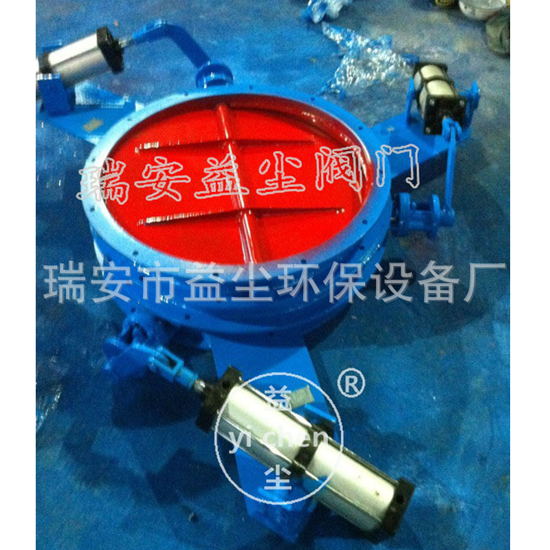 供应气动轻型通风蝶阀 气动烟气风门 气动尘气蝶阀D641W-1C DN100