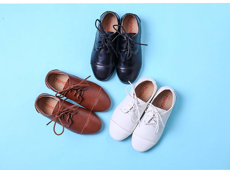 Chaussures enfants en cuir pour été - semelle tendon - Ref 1009119 Image 25