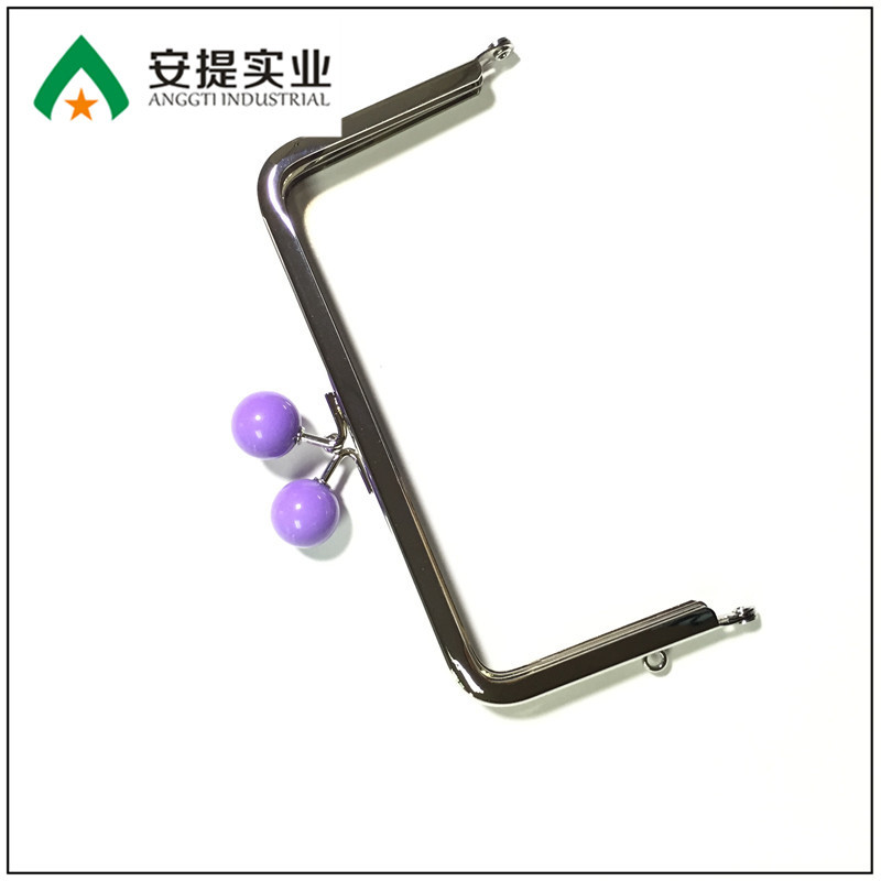 手袋夹厂家供应 晚装手袋铰 钱包五金夹口铰 金属钱包夹批发