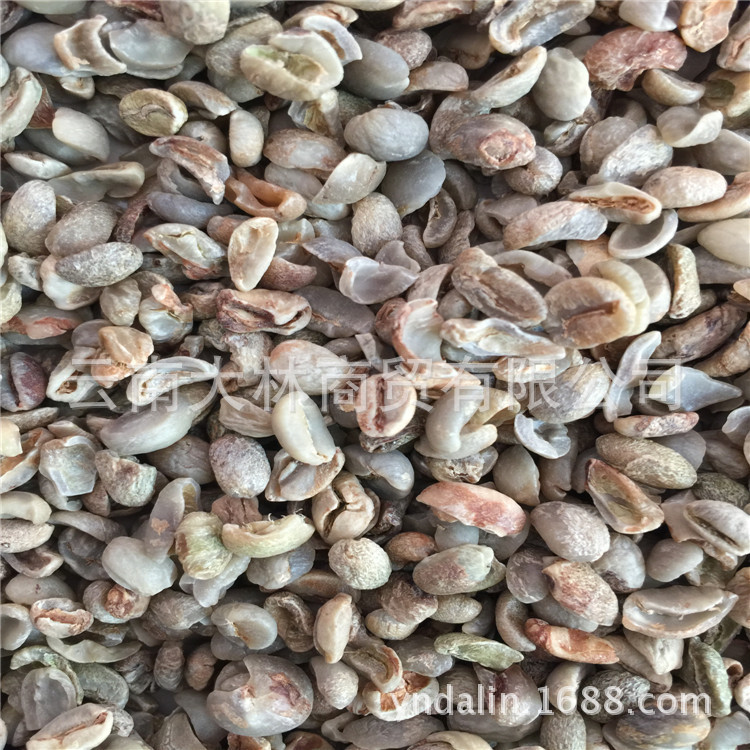Small empty shell beans without black beans broken rice Yunnan small grain coffee secondary for coffee powder extract grinding powder Small empty shell beans without black beans broken rice Yunnan small grain coffee secondary for coffee powder extract grinding powder
