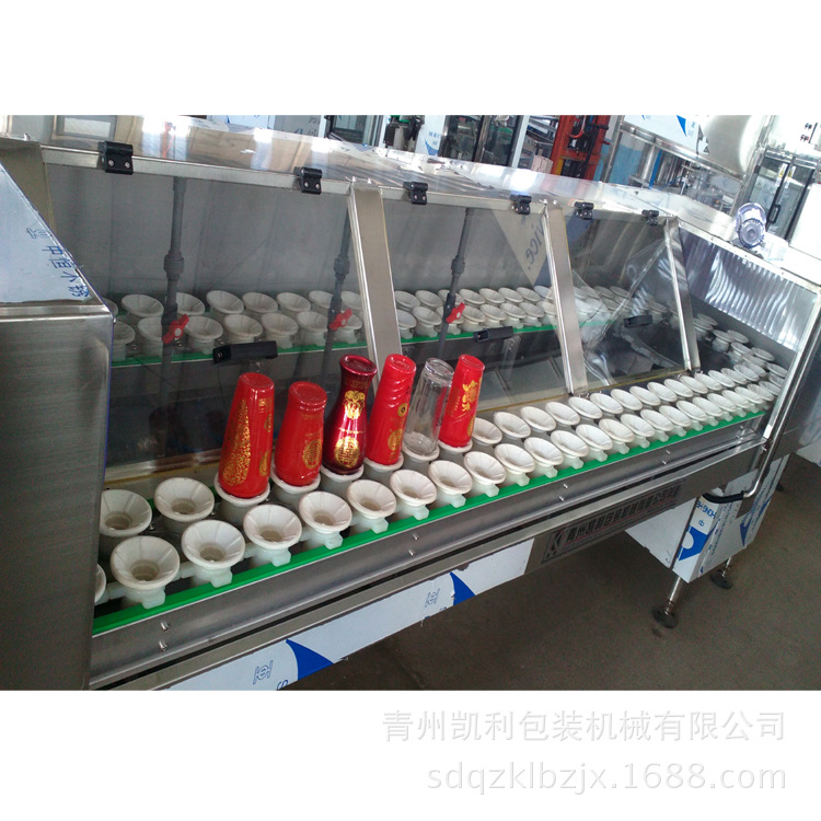 冲瓶机 间歇式双列冲瓶机 链轨式冲瓶机 青州冲瓶机 白酒冲瓶机