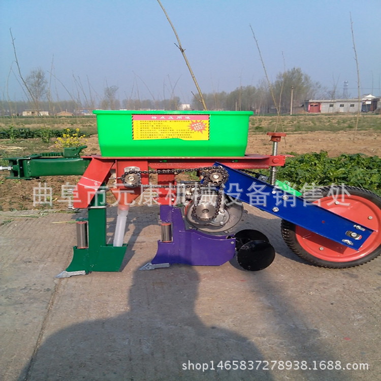 供应手扶汽油播种机 元康可调株距播种机
