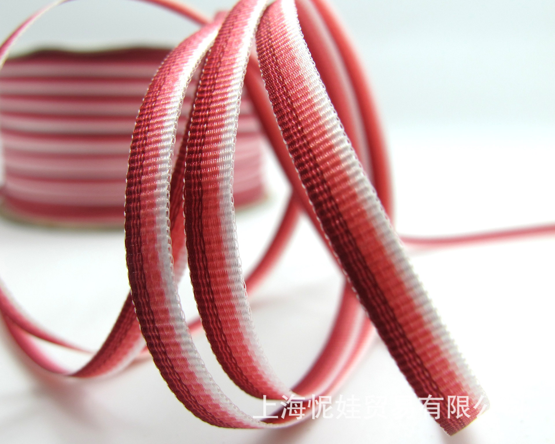 台湾进口 怩娃渐变色薄形织带/服装饰品辅料配件/手工DIY/100码起