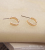 Accessory, fashionable earrings, Japanese and Korean, simple and elegant design