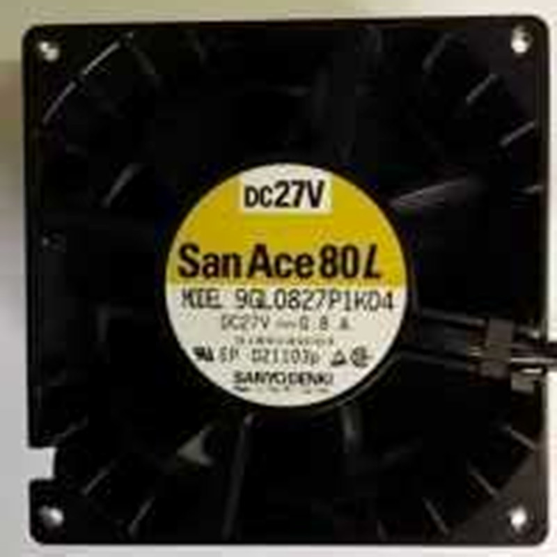 9GL0827P1K04  三洋铝框风扇  8038带PWM功能 DC27V直流无刷
