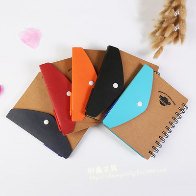 originality Card package coil Loose-leaf Kraft paper notebook Notepad to work in an office Supplies factory customized wholesale