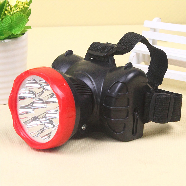 Head mounted charge Flashlight LED Lampholder LED flashlight Downhole headlights Search Flashlight