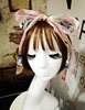 B144-1 New product recommendation hair accessories new product double floral bow ribbon super immortal travel fake band