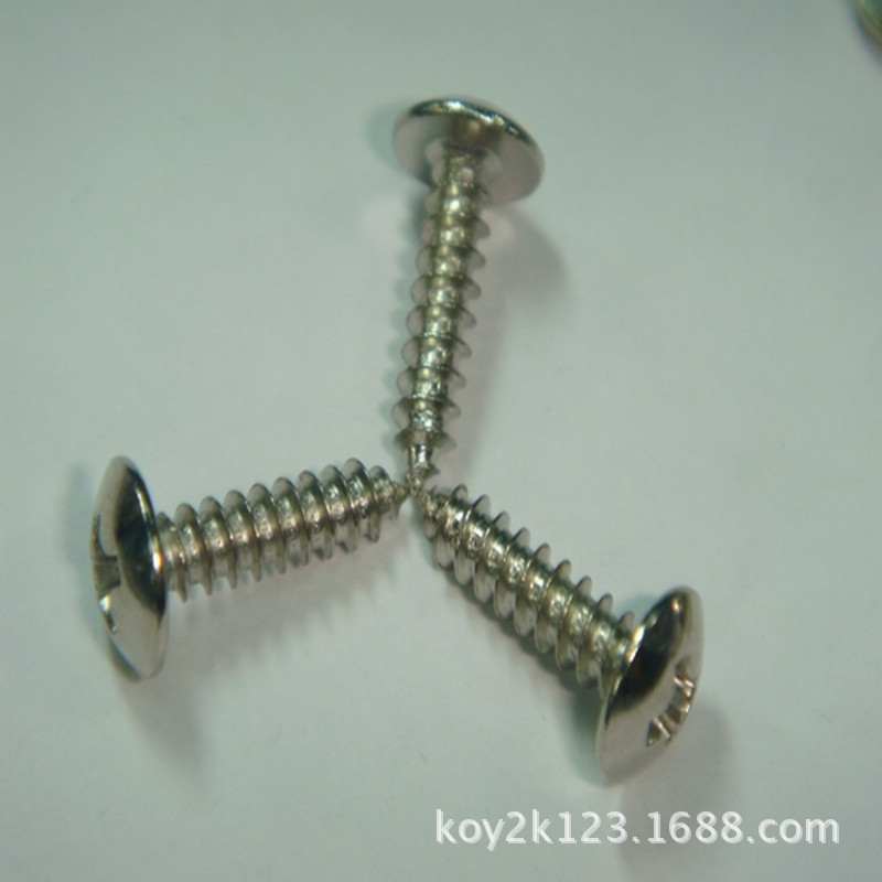 东莞门店大扁头自攻螺丝TA3*6十字盘头伞头自攻螺丝钉 现货