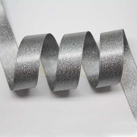 Yao Ming cinta al por mayor Satén de plata cinta de la trama hecha a mano accesorios DIY accesorios serie Blanca 3mm000-835