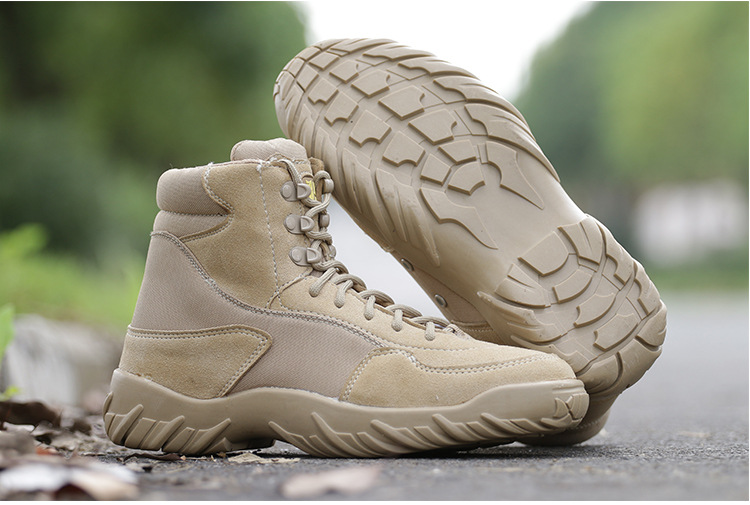 Bottes militaires pour homme en cuir - Ref 1397338 Image 14