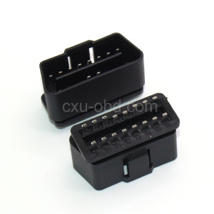 Auto obd2 Connector odb2 odb2 plug obd16p gongtou Car Diagnostic Plug