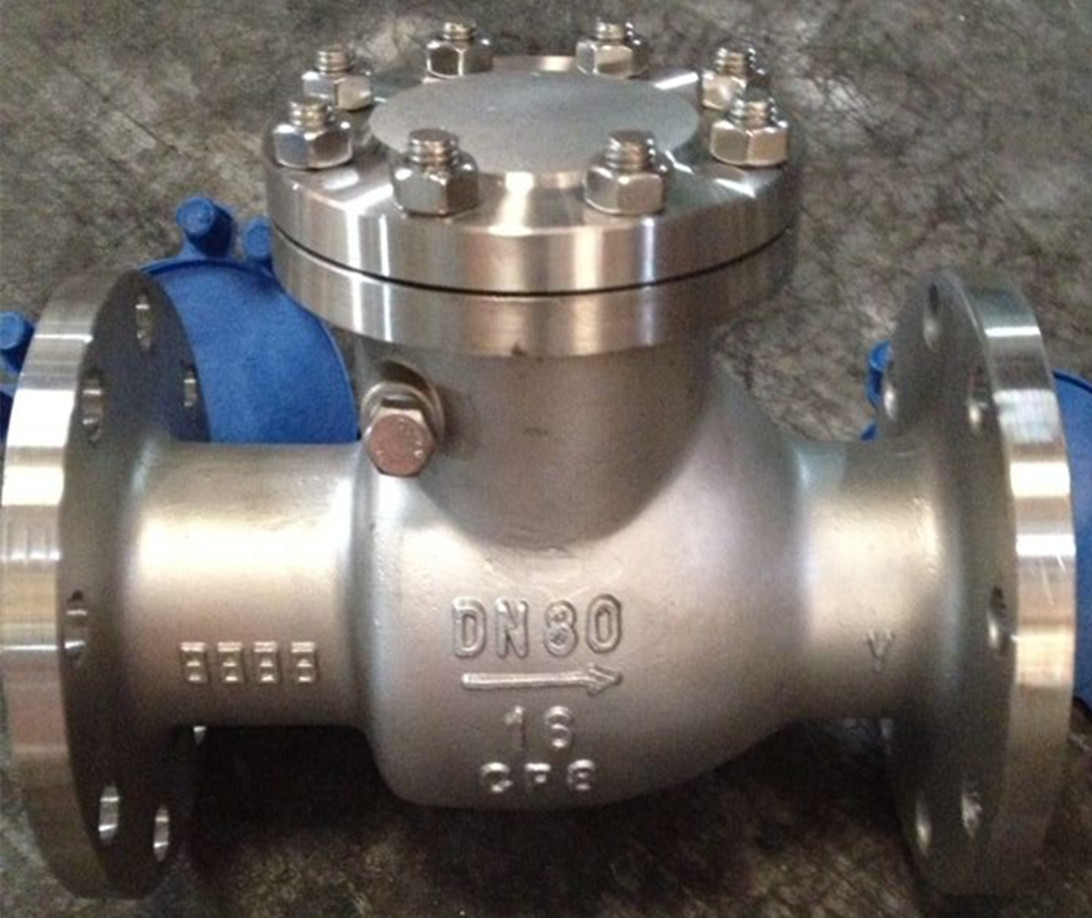 不锈钢单向止回阀卧式逆止阀H41W/H44W-16