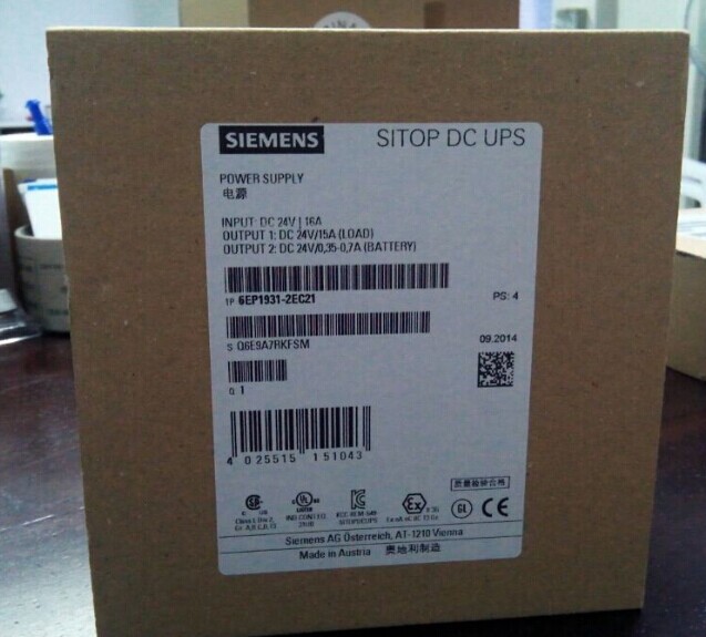 原装西门子 电源模块SITOP DC UPS module 6EP1931-2EC21 15A