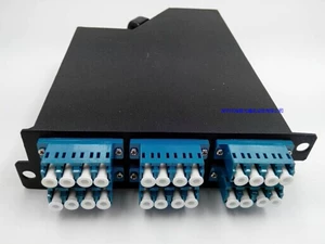 Изготовленная по индивидуальному заказу MPO-LC/UPC 24-жильный одномодовый оптоволоконный перемычек 12-жильный патч-панель MPO модульный модуль с косичками