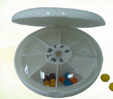 供应圆形七格药盒