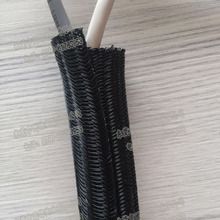 光纖電纜專用自卷式套管 自卷式開口編織套管 pet伸縮電線包管