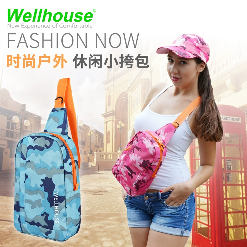 Wellhouse Travel спортивная камуфляжная школьная сумка для отдыха, рюкзак