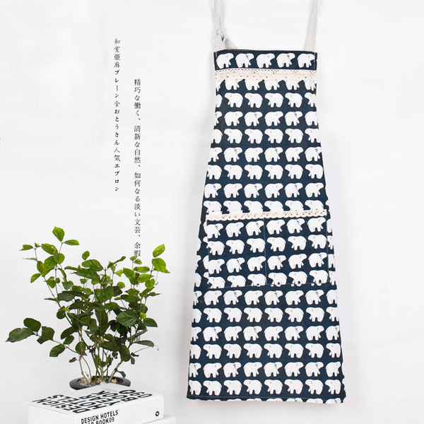 Japanese cartoon apron sleevless