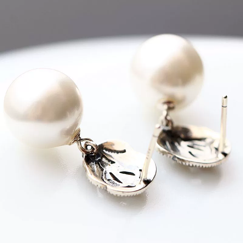Hypoallergenic retro earrings, wholesale, silver 925 sample