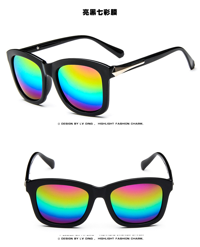 亮黑七彩膜