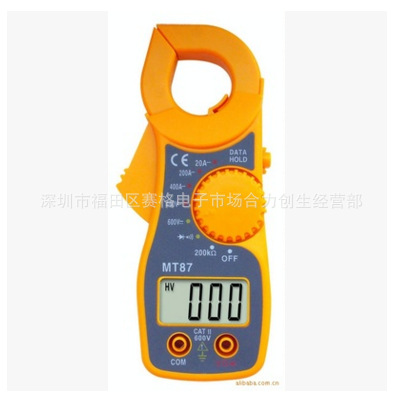 MT87钳形电流表 数字钳形表  矽钢片漆包线 便携式全保护设计