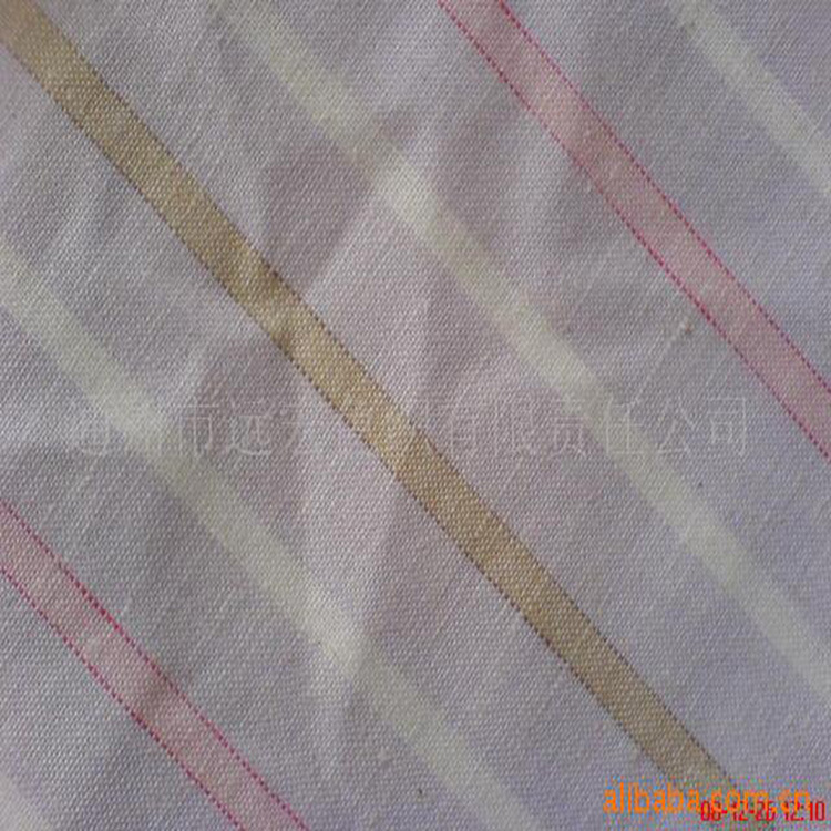 厂家批发 供应优质 色织麻棉布 服装用料