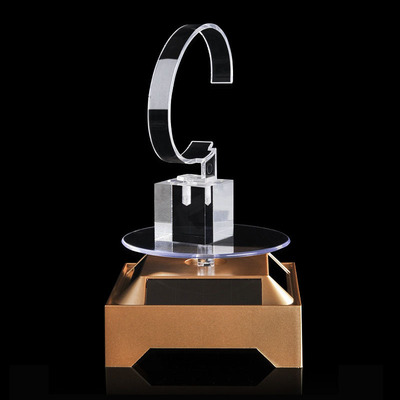solar energy Intelligent mobile phone rotate Acrylic Bracket counter Mobile bracket base lighting wholesale 夷希 micro