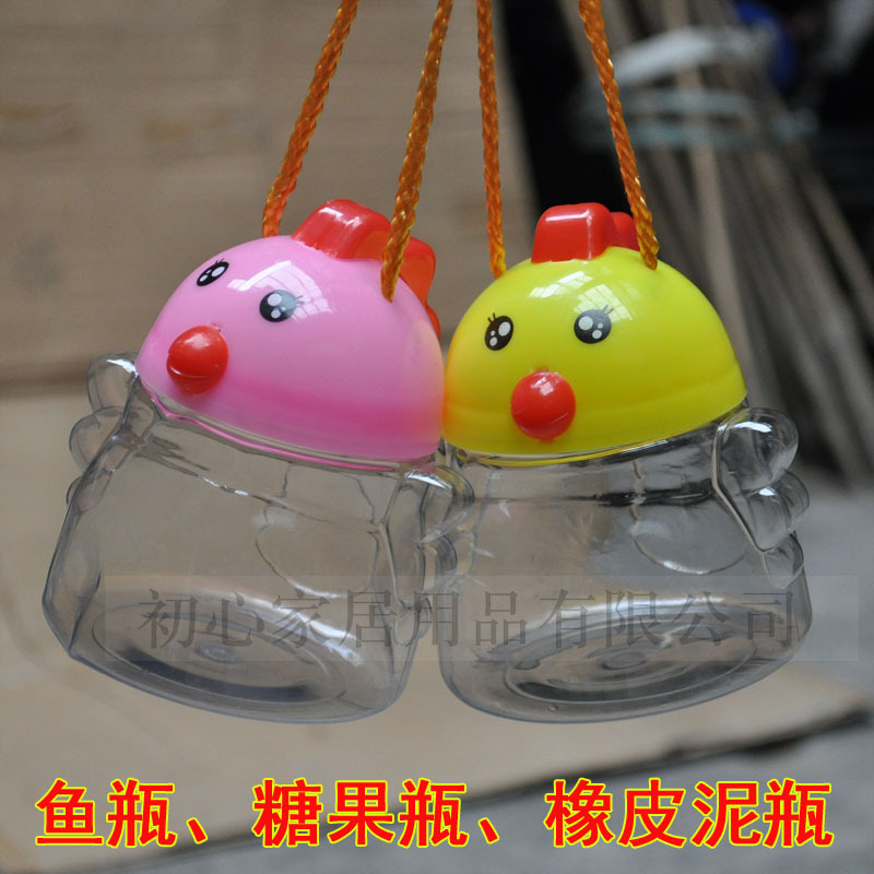 观赏鱼昆虫乌龟斗鱼瓶 糖果玩具橡皮泥卡通瓶 橡皮泥盒
