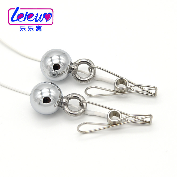 电击情趣用品乳夹阴唇夹阴帝刺激重物铁球阴夹成人玩具-阿里巴巴