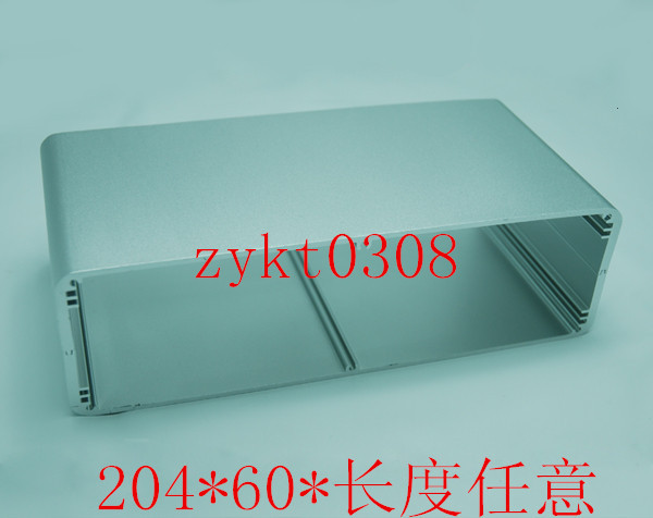 204*60*任意 车载电脑外壳 3G视频外壳 音响功放机壳 DIY铝机箱
