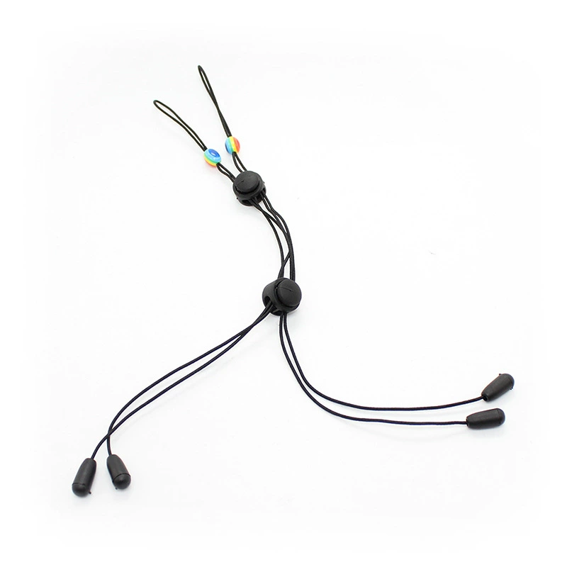 Elastic nipple connector cords, rubber band, 26 cm, adjustable bead loops