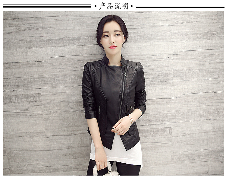Veste cuir femme MARGE en PU - Ref 3331607 Image 9