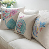 Jewelry Home Chinese style ink sofa pillow pillow pillow thick cotton and linen furnishings cushion cushion pillow production
