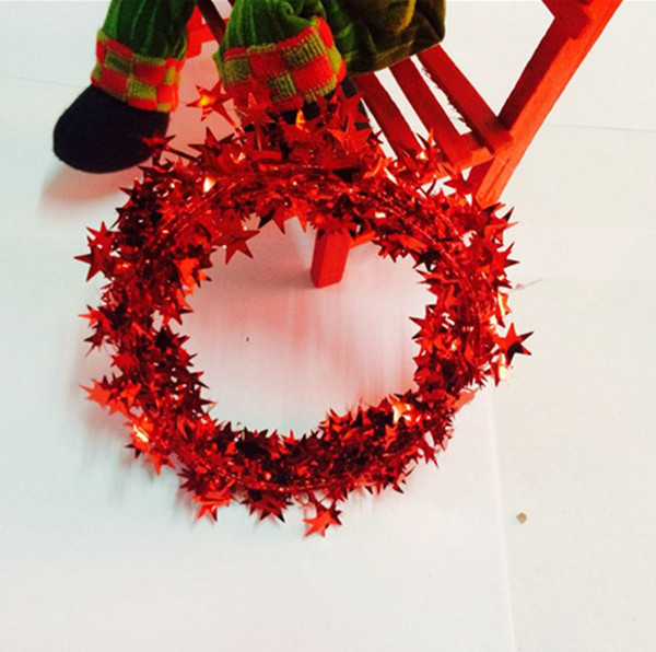 Christmas star vine barci tape flower ribbon decoration decoration…