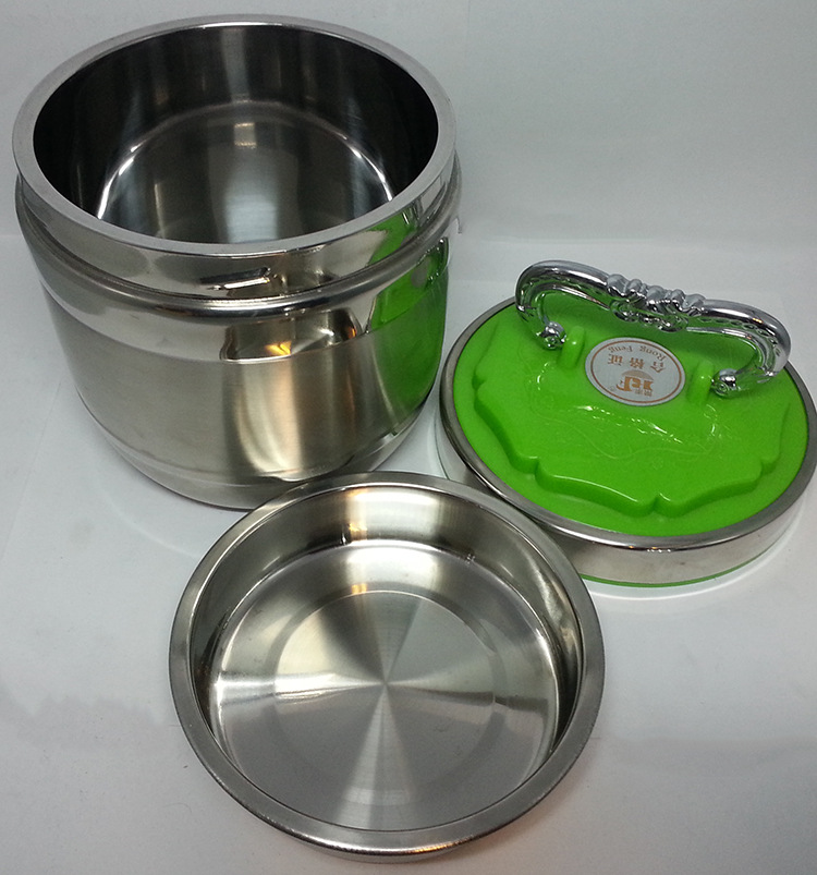 Factory direct sales of stainless steel insulated lunch boxes, student lunch boxes, portable lunch boxes, insulated POTS, household insulated boxes detail image 6