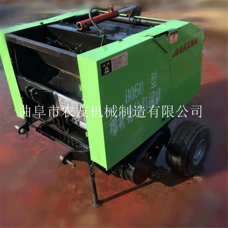 轮式拖拉机麦秸打捆机 青岛小型麦秸打捆机价格