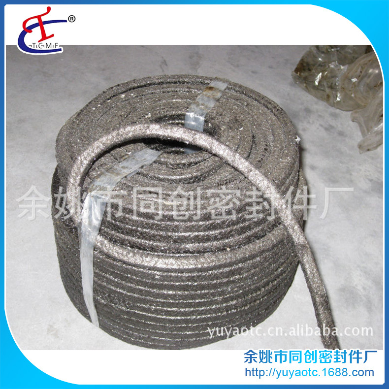 长期批发 石墨盘根柔性石墨盘根石墨密封能满足工厂上各种密封的