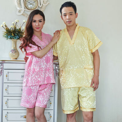 Rich flowers Khan steam service Bath clothes bathrobe Sauna suits Bathing suits Reflexology service