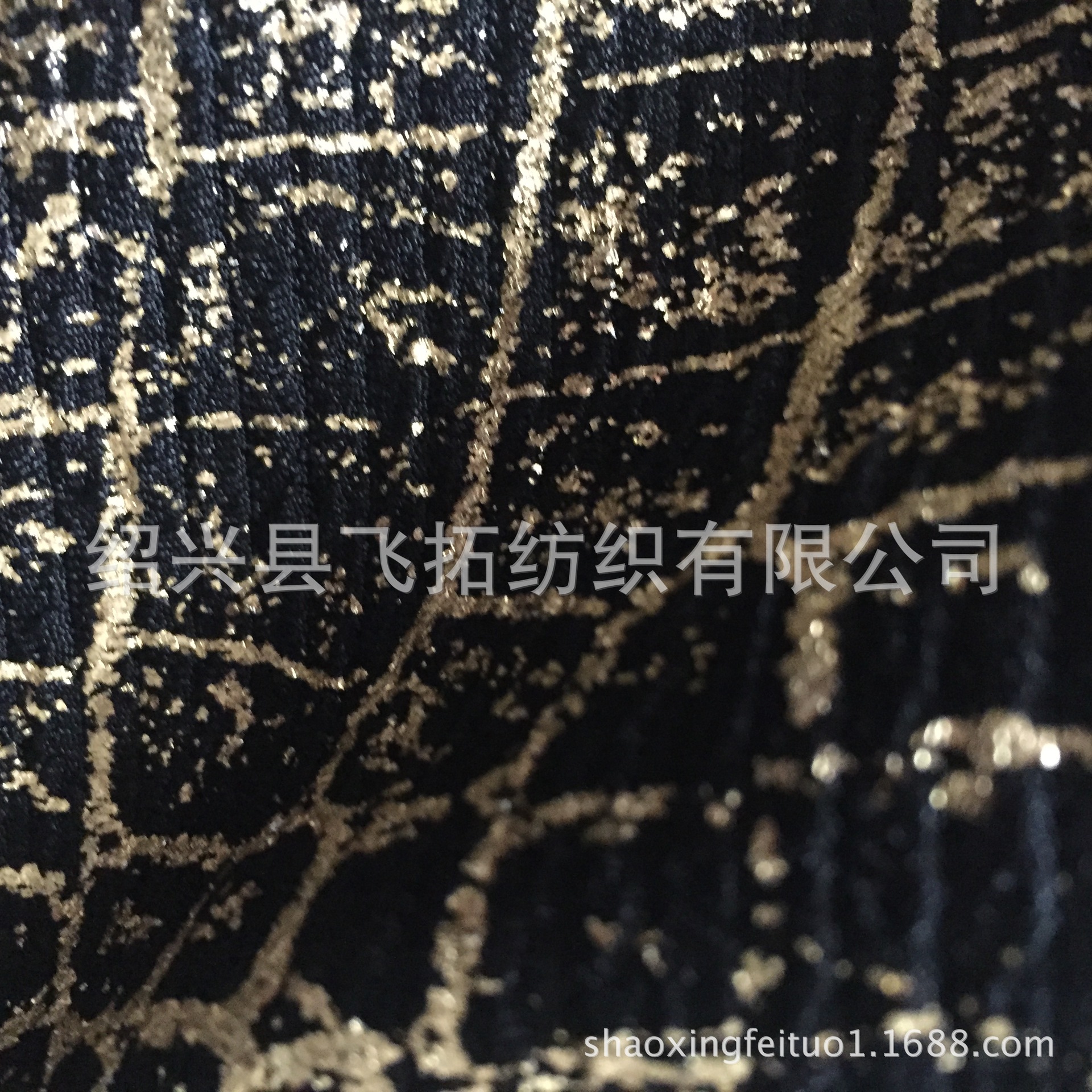厂家直销针织全涤氨纶汗布烫金印花 高档花版烫金布