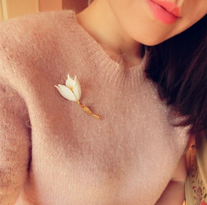 18g Weight Corsage, Brooches Classification Cocktail Party Occasion Alloy Material Tree, Flower Pattern All Seasons Season Women's Gender Retro Style Retro Pin Tree Flower Alloy Women's Corsage Brooches 8