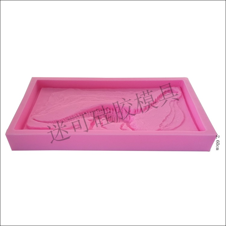 Nuevo dinosaurio fondant molde de silicona molde de chocolate molde de silicona líquida DIY para hornear al por mayor total