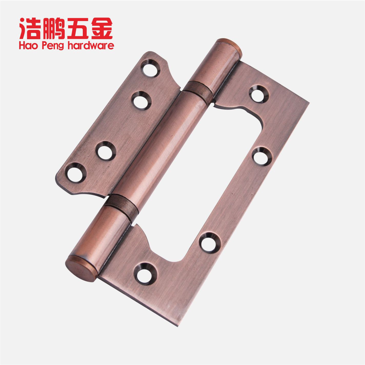 4325 direct deal Free slotted Wooden doors electroplate Iron red PIP Hinge Menbutterfly dumplings