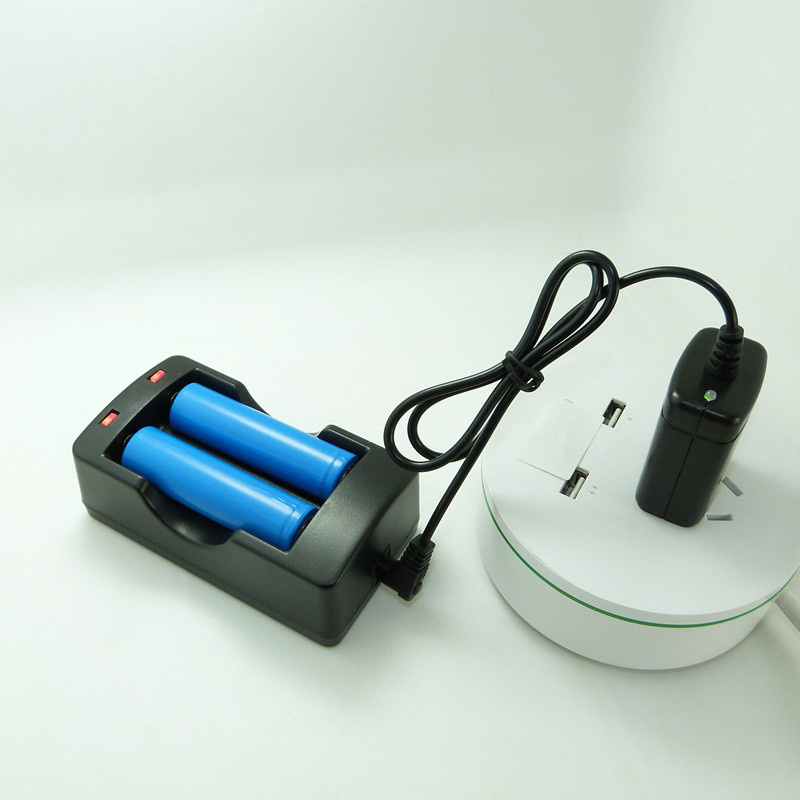 海智美 18650双槽座充充电器 电池充电器 手电筒充电器 厂家直销