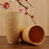 Japanese wooden mouthwash with glass, cup for beloved